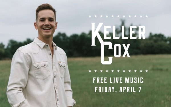 free live music with keller cox at the rustic
